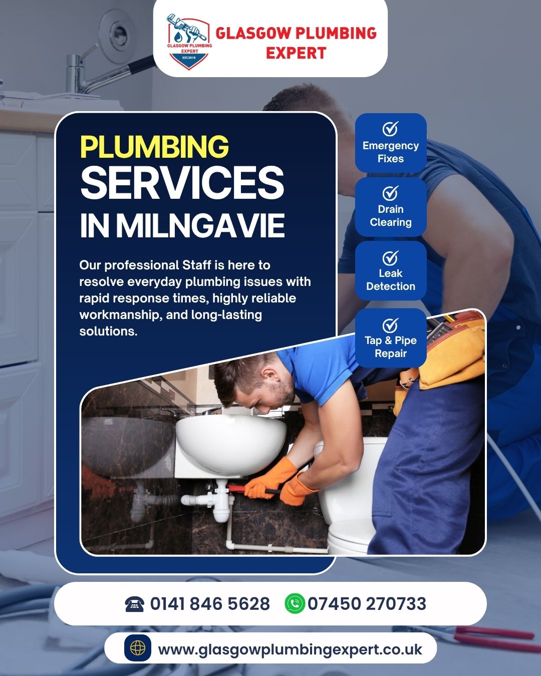 Plumbing Services in Milngavie